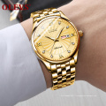 OLEVS Factory Direct-deal Montre-Bracelet Mode Business Style Horloge Lumineux Étanche Automatique Mécanique Montres Hommes